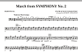 March from Symphony No. 2 - Baritone B.C.
