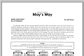 May's Way - Guitar