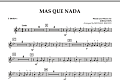 Mas Que Nada - F Horn 1