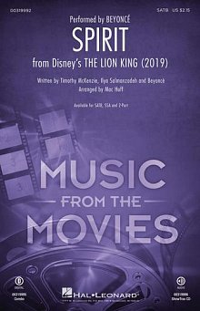 Spirit (from The Lion King 2019) (arr. Mac Huff) 