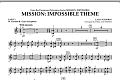 Mission: Impossible Theme (arr. Paul Lavender) - Pt.3 - Bb Clarinet/Tenor Sax