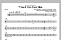 When I Was Your Man (arr. Mac Huff) - Drums