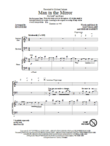 Man In The Mirror (arr. Ed Lojeski) 