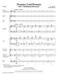 Hosanna, Loud Hosanna (with "Antiphonal Hosanna") - Full Score