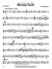 Missing Tooth - 4th Bb Trumpet 