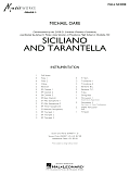 Siciliano and Tarantella - Conductor Score (Full Score)
