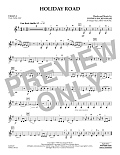 Holiday Road (from National Lampoon's Vacation) (arr. Larry Moore) - Violin 3 (Viola Treble Clef)