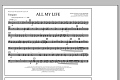 All My Life - Timpani