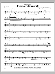Jamaica Farewell - Violin 2 