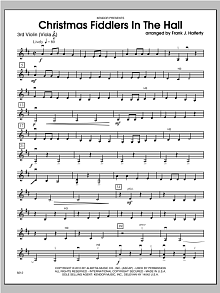Christmas Fiddlers In The Hall - Violin 3 