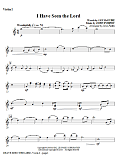 I Have Seen the Lord - Violin I