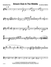 Smack Dab in the Middle - Eb Baritone Saxophone 