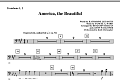 America, The Beautiful - Trombone 1 & 2