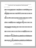 Concerto For Alto Saxophone And Wind Ensemble - F Horn 3,4