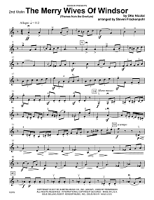 The Merry Wives Of Windsor (Themes From The Overture) - 2nd Violin 