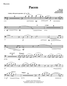 Pacem - Bassoon 