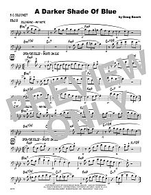 A Darker Shade Of Blue - Solo Sheet - Trombone 