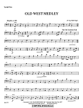 Old West Medley (arr. Mark Hayes) - Upright Bass