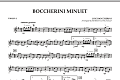 Boccherini Minuet - Violin 1