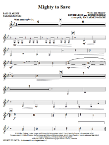 Mighty To Save - Bass Clarinet (Sub. Cello) 