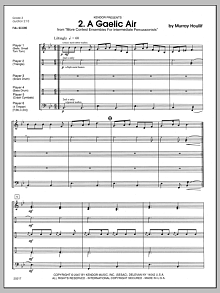 More Contest Ensembles For Intermediate Percussionists - Full Score 