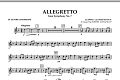 Allegretto (from Symphony No. 7) - Bb Tenor Saxophone