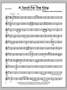 Torch For The King, A - Violin 2 