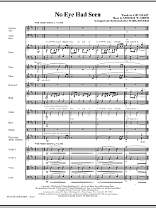 No Eye Had Seen - Full Score 