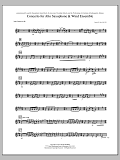 Concerto For Alto Saxophone And Wind Ensemble - Bb Clarinet 2