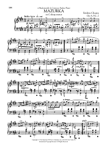 Mazurka in C-sharp minor, Op. 6, No. 2 
