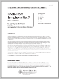 Finale From Symphony No. 7 - Full Score