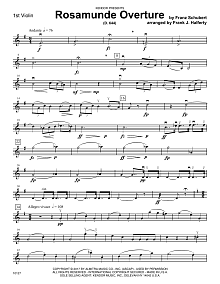 Rosamunde Overture (D. 644) - 1st Violin 