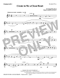 Create in Me a Clean Heart - Bb Clarinet 1