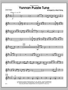 Yunnan Puzzle Tune - Violin 2 