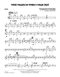 Who Walks In When I Walk Out? (Key: D minor) - Drums