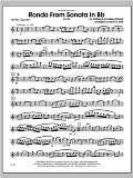 Rondo From Sonata In Bb (K.570) - Clarinet 1