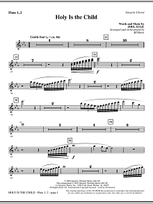 Holy Is The Child - Flute 1 & 2 