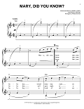 Mary, Did You Know? (arr. Phillip Keveren)