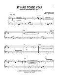 It Had To Be You [Jazz version] (arr. Brent Edstrom)