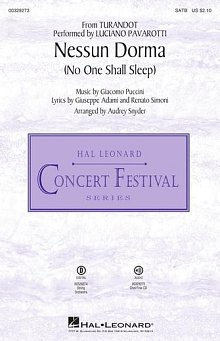 Nessun Dorma (No One Shall Sleep) (from Turandot) (arr. Audrey Snyder) - Full Score 