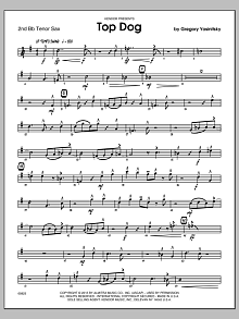 Top Dog - 2nd Bb Tenor Saxophone 