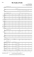The Family of Faith - Full Score