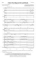 Christ Our Hope In Life And Death (arr. David Angerman) - Full Score