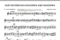 Our Yesterdays Lengthen Like Shadows - Eb Alto Saxophone 1
