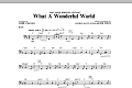 What A Wonderful World - Bass