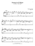 Sonata In G Major, K. 391, L. 79, P. 364