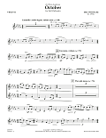 October - Violin II