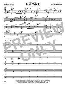 Hat Trick - Bb Solo Sheet 