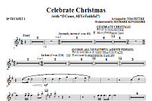 Celebrate Christmas (with O Come, All Ye Faithful) - Bb Trumpet 1 
