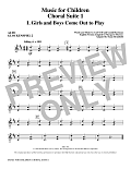 Music for Children (Choral Suite 1) - Alto Glockenspiel 2